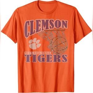NWT Clemson Tigers Vintage Lift Basketball T-Shirt, XL